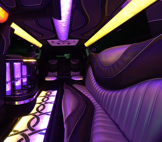 limousine buses interior