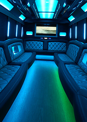 party bus interior