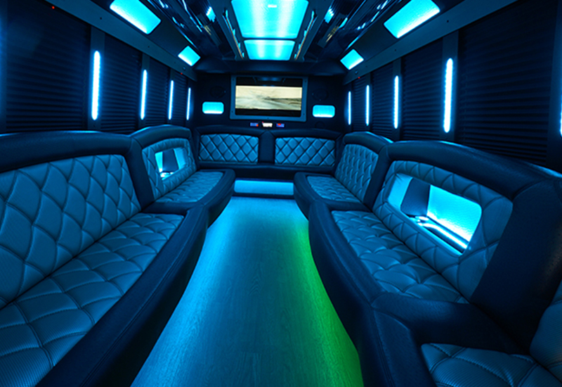 party bus interior